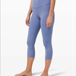 Lululemon align crops gray/blue color